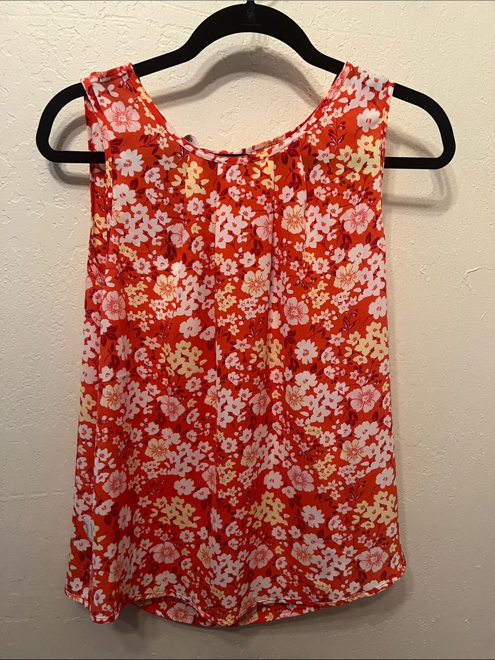41 Hawthorn Red Floral Sleeveless Tank